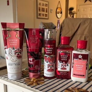 Winter Candy Apple Bath & Body Works Set